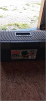 Rubbermaid tool box with contents
