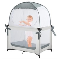 L RUNNZER Baby Pack N Play Tent, Safety Tent to K