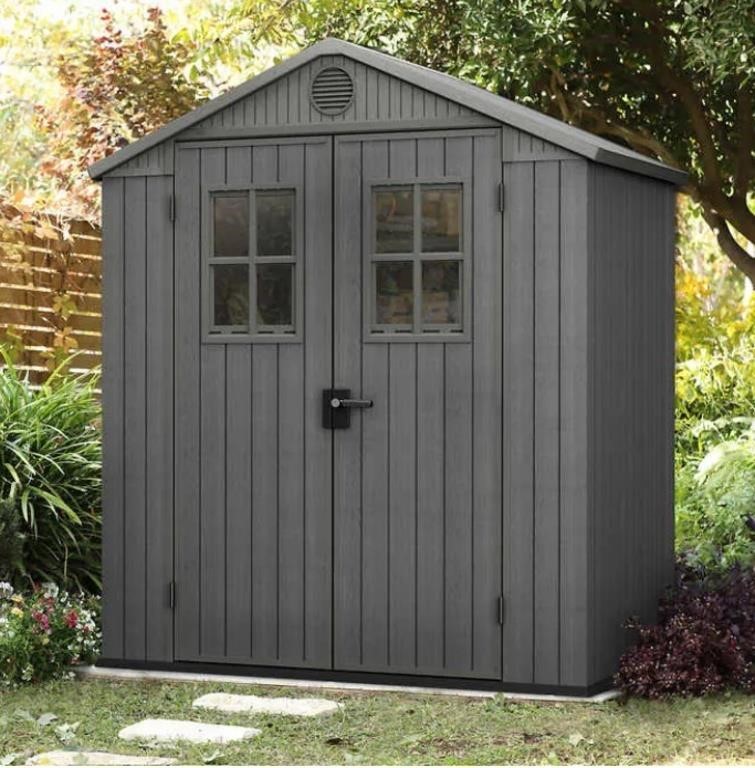 Keter Darwin 6 Ft. X 4 Ft. Shed (opened Box)