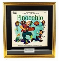 Art Disney Pinocchio Framed Record Album