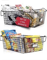 New 2 Pack Wire Baskets w/ Handles 

Gran Rosi