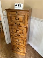 4 Drawer Wooden File Cabinet