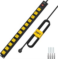 KRR Power Strip  12 Outlet  23Inch