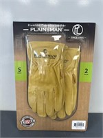 2 Pairs Plainsman Size Small Leather Gloves