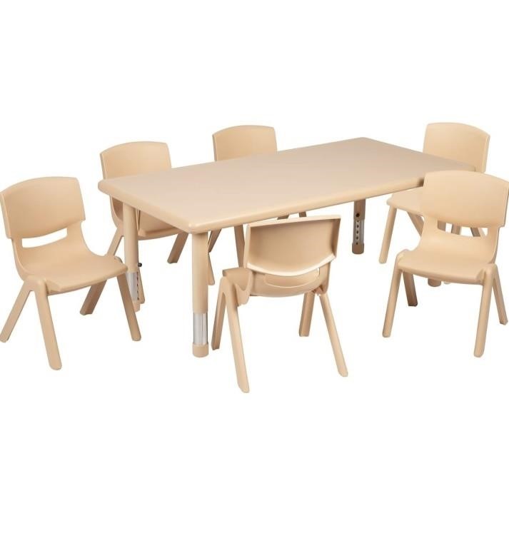 $190 Retail- Activity Table & 6 Chairs