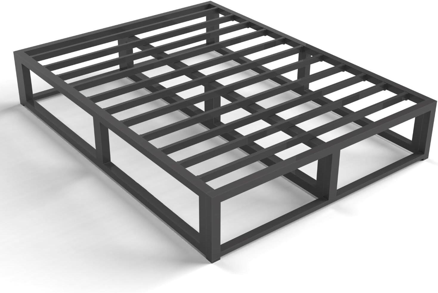 10 Inch Full Bed Frame  Steel Slat  No Box Spring