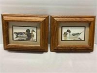 2 Small Framed Duck Prints