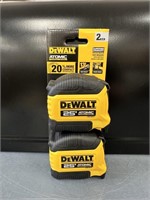 New 2Pk. DeWalt 25ft. Tape Measures

DEWALT 25