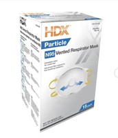 New 15Pk. Disposable Respirator Masks

HDX N95