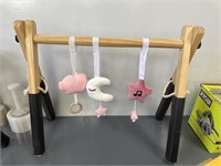 New Wooden Baby Gym, Pink