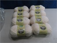 (8) new rolls LION BRAND "Wool Ease" Sewing Yarn