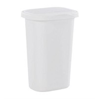 Rubbermaid 13.25 Gal Kitchen Trash Can  White