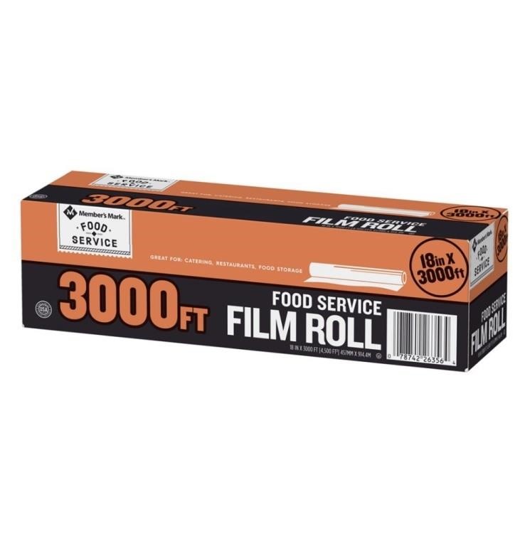 New Food Service Film Roll 18in x 3000ft
