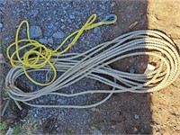 Long length of 3/4" rope