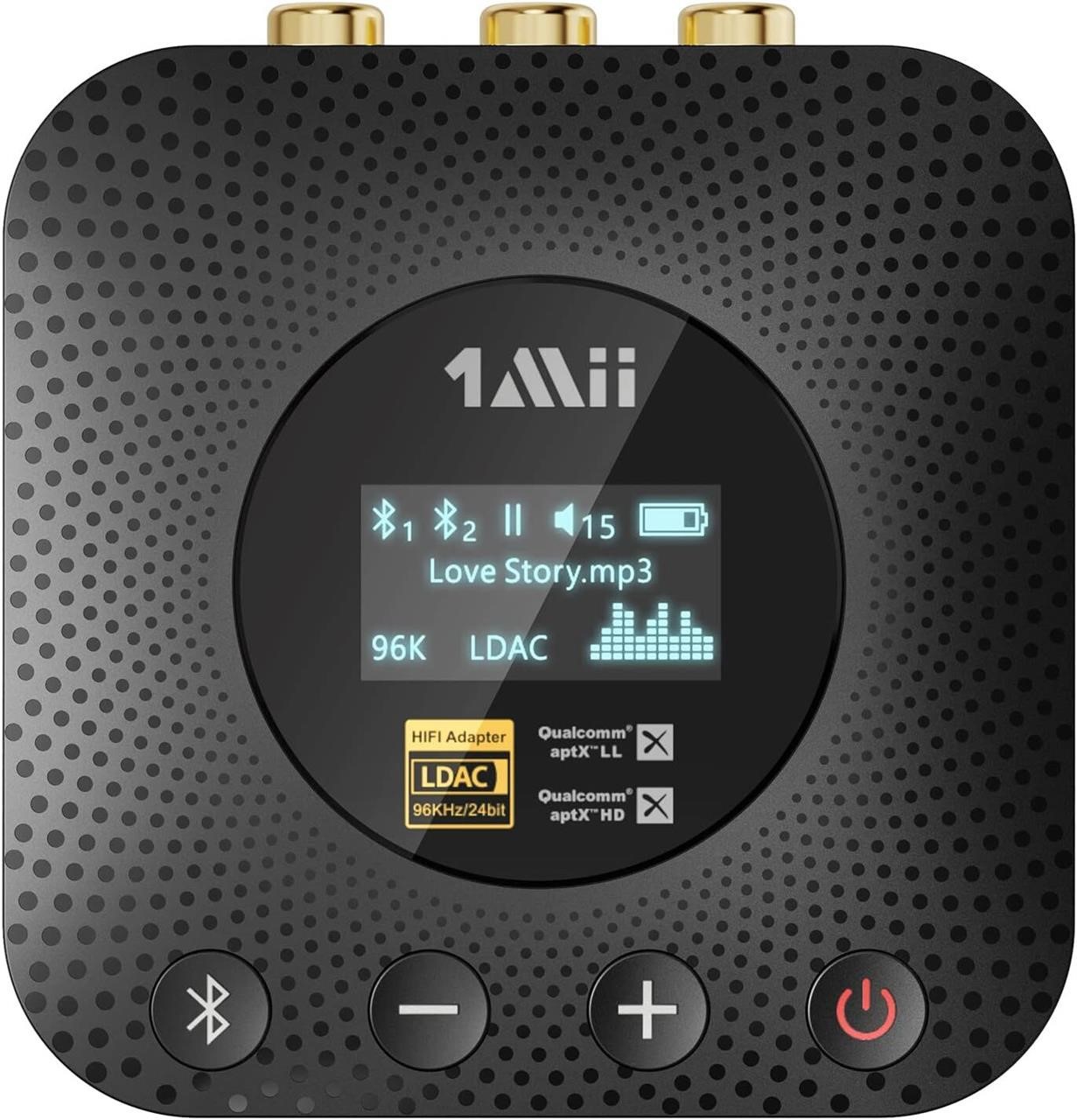 1Mii B06HD+ Bluetooth Receiver  Hi-Fi  Black