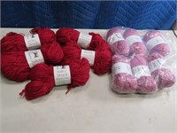 (11rolls) New Sewing Yarn Pink/Red NameBrand