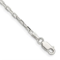 Sterling Silver Fancy Link Chain Necklace