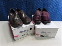 (2) New Womens sz37 HELLE Comfort Shoes $300