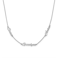 Sterling Silver Personalized Name Necklace