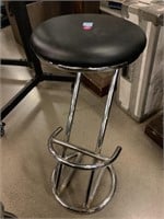 Metal stool/chair. Approx. 28 inches high.