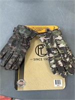 New 2 Pairs Plainsman Leather Gloves, Large