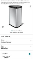 Metal Kitchen Trash Can (New)