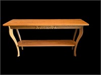 Solid Oak Wall / Sofa Table
