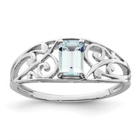 Sterling Silver Your Choice Gemstone Ring