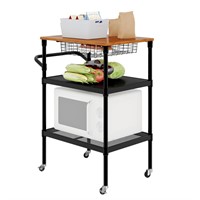 SEDEGN Kitchen Cart on Wheels with Storage, Micro