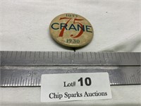 Vintage Crane Button 1855-1930