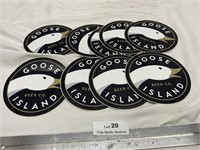 Qty=9 Goose Island Beer Decals s Stickers