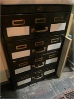 Vintage steel multi drawer cabinet
