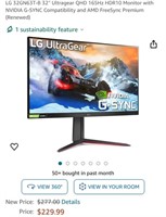 Monitor (Open Box, Powers On)