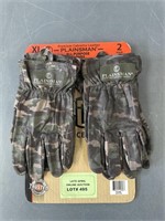 New 2 Pairs Plainsman Leather Gloves, XL