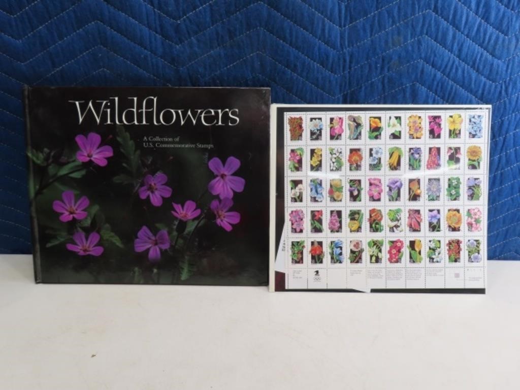 US POSTAGE "Wildflowers" Collectors Book Stamp SET