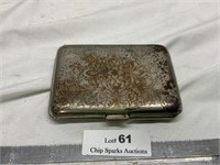 Vintage Engraved Cigarette Case