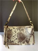 Gorgeous HOBO Leather Mini Bag Reptile Pattern