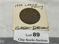 1929 Large Penny Great Britain