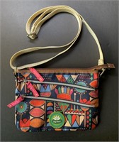 Lily Bloom Crossbody Bag Colorful Canvas