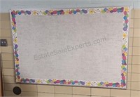 Bulletin board. 72×48. Buyer must bring tools to