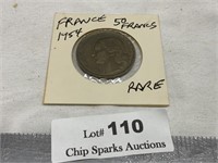 France 1954 50 Francs Rare Coin