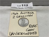 Austria UNC 2 Groschen 1966