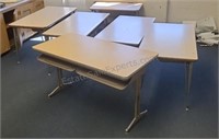 Double desks in room 200.