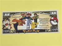 Pokemon Souvenir Dollar Note