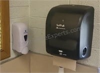 Soap and towel dispensers.  Buyer must remove
