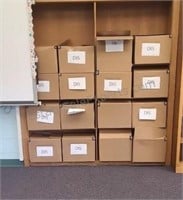 Library books. K-8. In 16 boxes. Buyer takes what