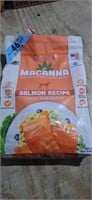 8lb bag of macanna salmon recipe freeze dried dog