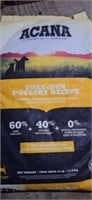 25lb bag of acana free run poultry recipe dry