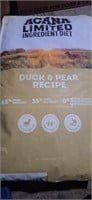 25lb bag of acana limited ingredient diet duck