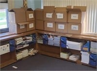 Library books. K-8. In 12 boxes and 8 shelves.